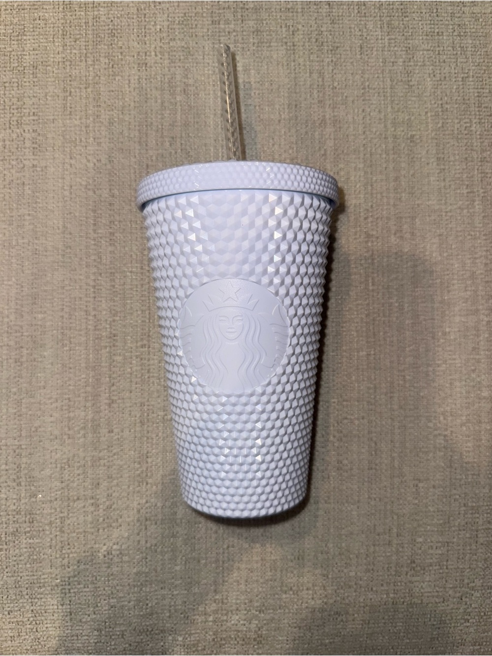 Starbucks White Studded Tumbler